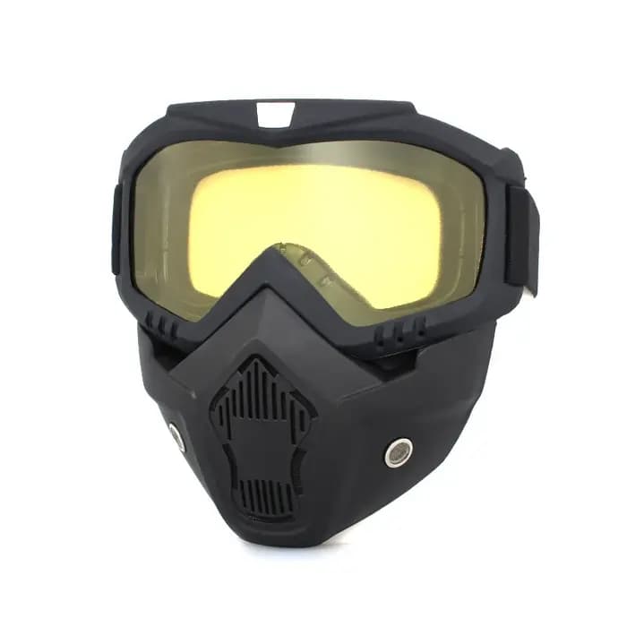 Lunettes de casque de requin de moto