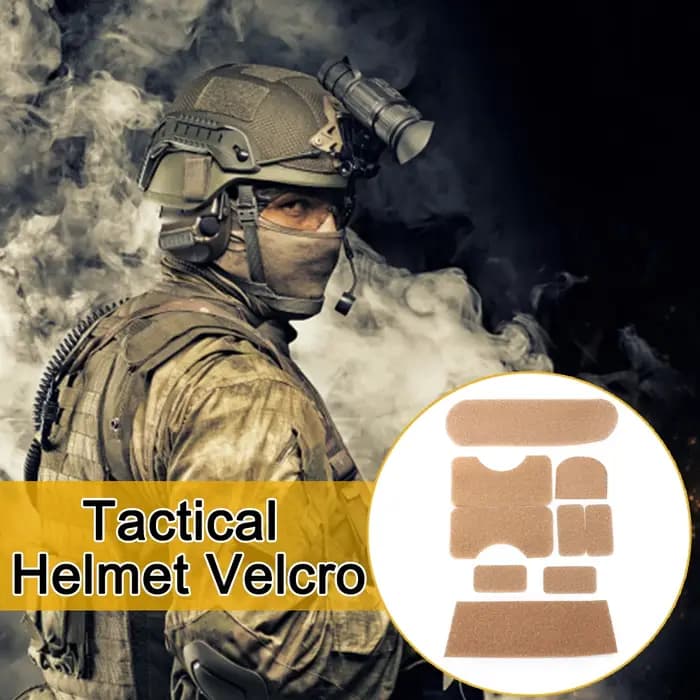 9 pièces/ensemble Autocollants DIY pour casque, patchs professionnels pour casque, autocollants en polyester, accessoires adhésifs pratiques et rapides à fixer.