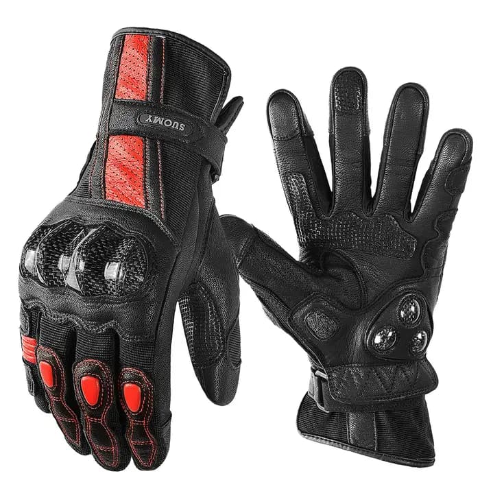 Gants de Moto en Cuir group pour Homme et Femme