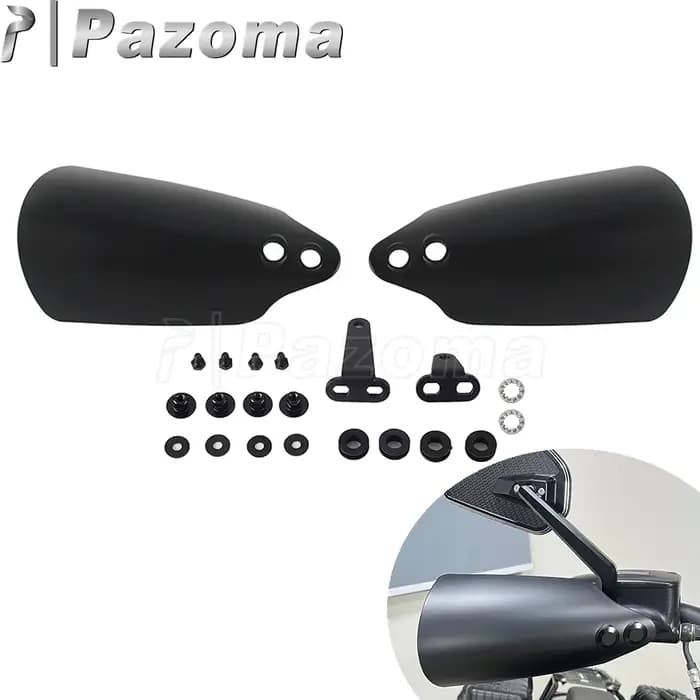 Bouclier de protection pour poignée de moto
