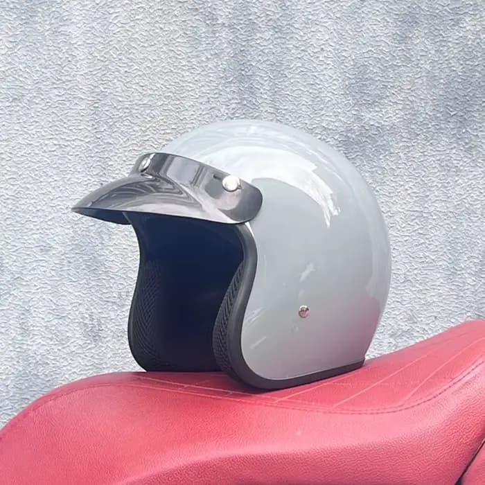 Livraison gratuite DOT approuvé rétro casque de moto casco 3/4