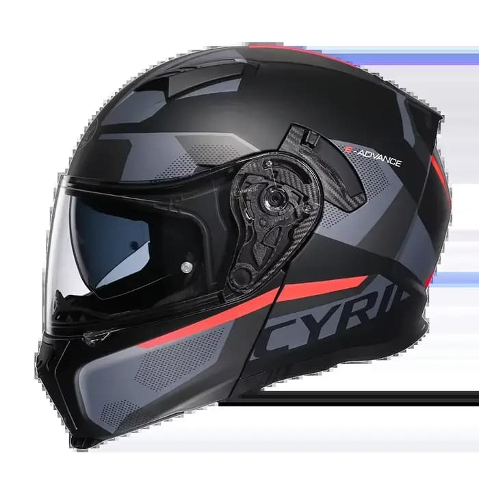 Casque de moto double visière modulaire rabattable