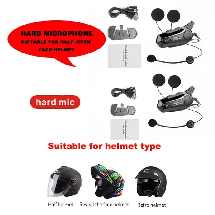 X1 Plus casque de moto Interphone