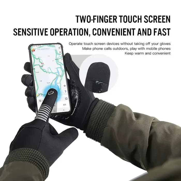 Gants de cyclisme d'hiver pour hommes et femmes