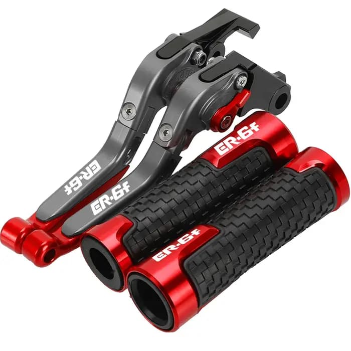 ER 6F accessoires de moto levier d'embrayage de frein poignées de guidon pour KAWASAKI ER6F