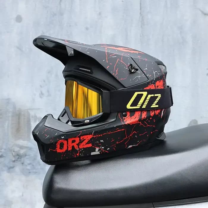 Casque tout-terrain de moto ORZ-903