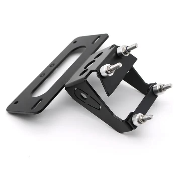 Cadre de plaque de planificateur arrière de moto, support de montage, éliminateur de garde-boue bien