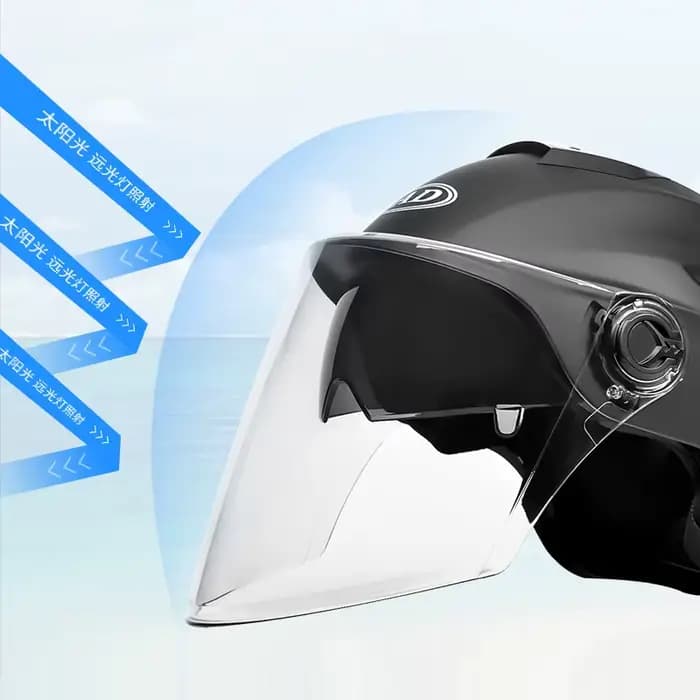 V casque de Scooter électrique été V Chopper casques de Moto cascade de sécurité Soman Articles urbains femme hommes