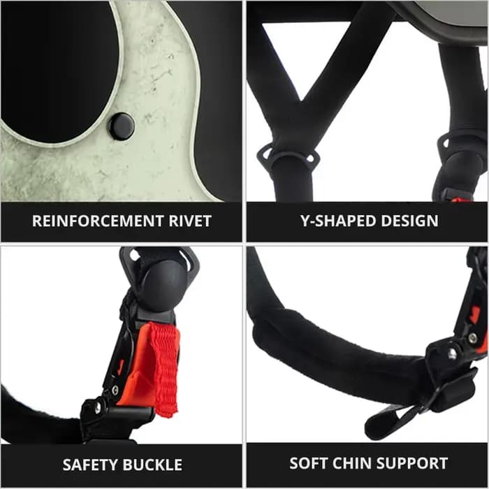 Casque De Moto approuvé DOT matériau ABS