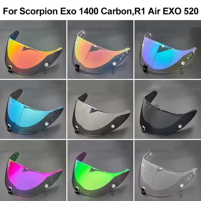 Visière de casque pour Scorpion Exo 1400 carbone