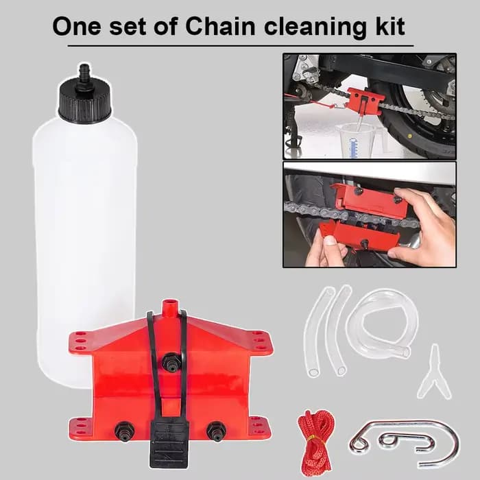 Kit de nettoyage de chaîne de moto