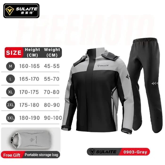 SULAITE combinaison de pluie moto équipement