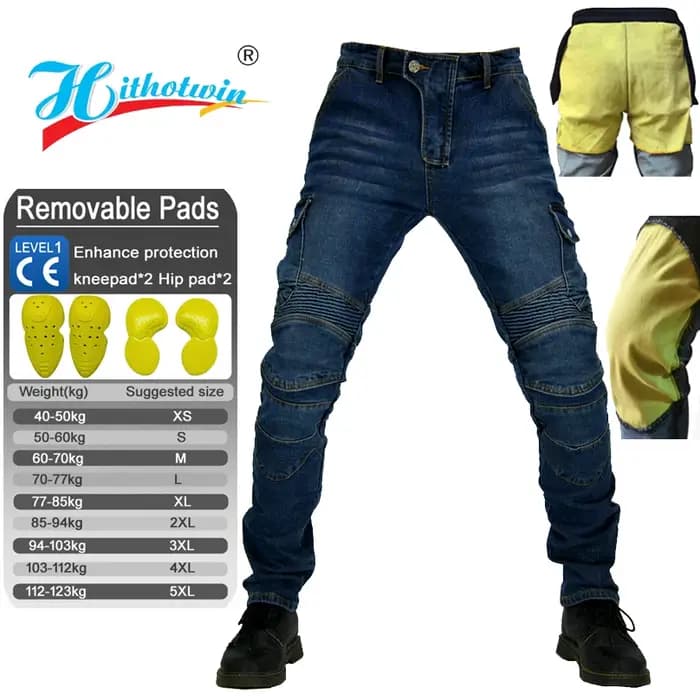 Jean de moto en Kevlar pour homme