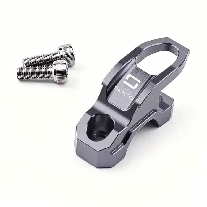 Support de fixation pour maître-cylindre de frein de moto, crochet de sac et support de casque pour