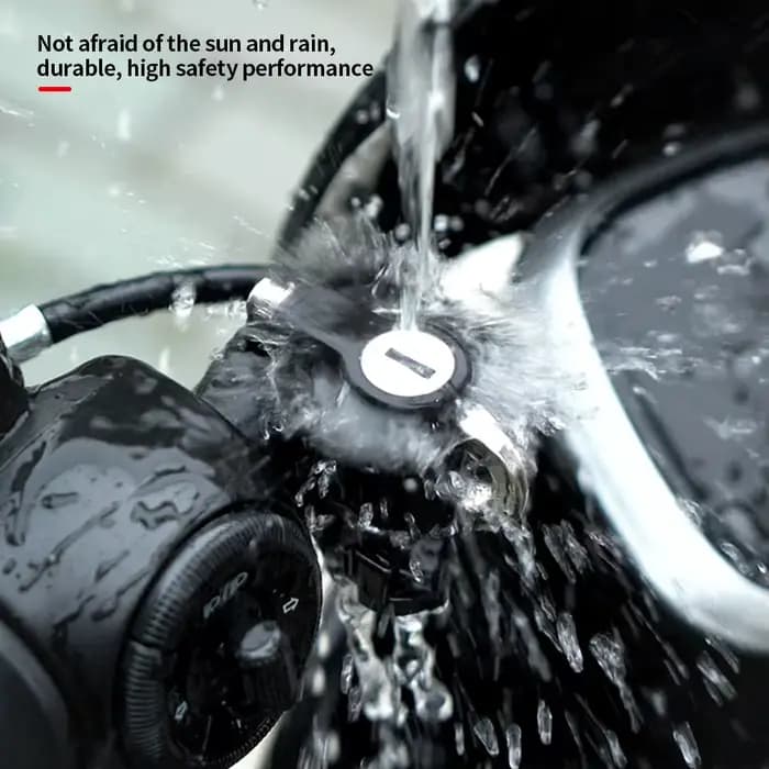 Verrou de sécurité antivol pour casque de moto