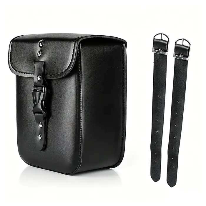 Sacoches de moto en cuir PU, sac à outils latéral, sacs de selle, Kit de rangement de cyclisme, sac