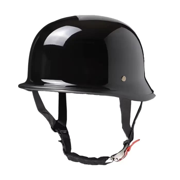 Vintage allemand G.I. Demi-casque de moto de Style rétro