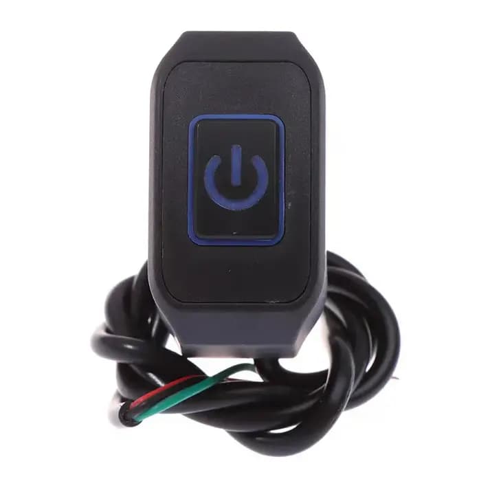 Bouton étanche pour interrupteur modifié pour moto, avec lumière LED, klaxon de phare, bouton marche/arrêt, accessoires de montage sur guidon
