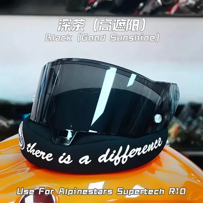 Lentille de visière PC Anti-UV pour casque de moto