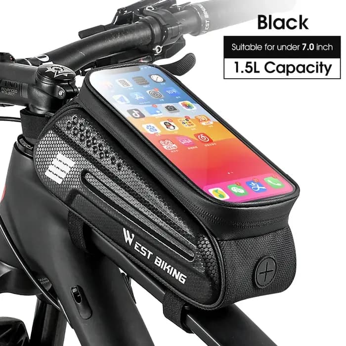 WEST BIKING – sac étanche pour téléphone portable 7.0 pouces