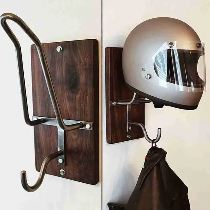 Support mural pour casque de moto