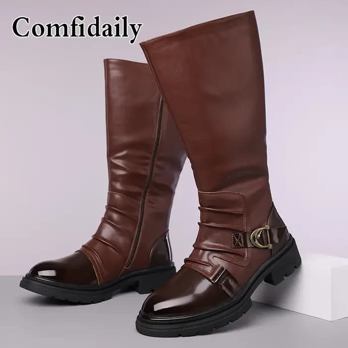 Bottes hautes pour hommes