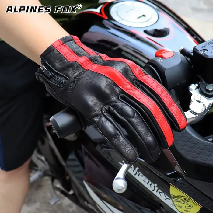 Gants de Moto Vintage doigt complet équipement