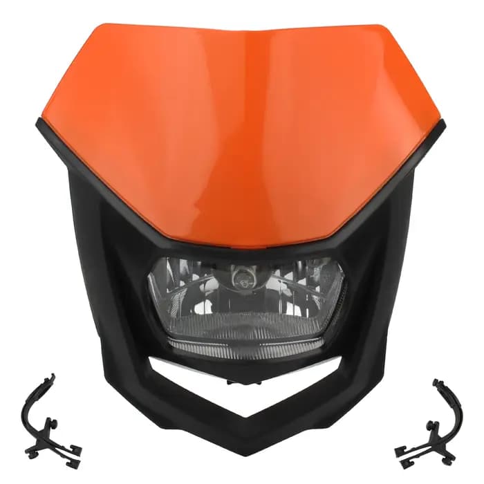 Phare de moto de Motocross pour KTM Yamaha Kawasaki Suzuki Honda KLX CRF WR YZ 250 450 carénage Dirt Bike Supermoto
