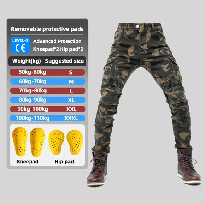 Pantalon de moto en jean
