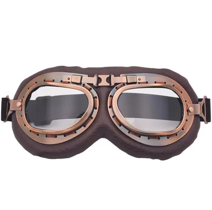Lunettes de moto rétro vintage coupe-vent