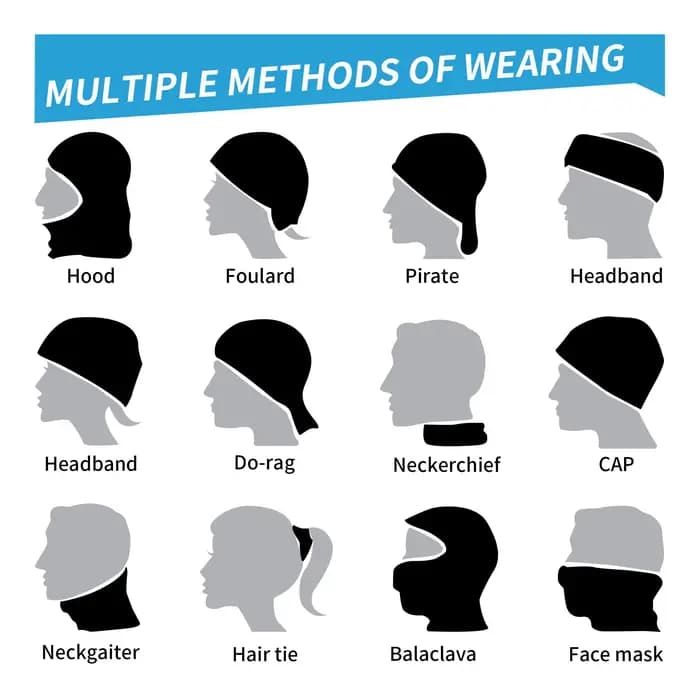 S-Shoei-S casques de moto Bandana cache-cou imprimé écharpe multi-usage