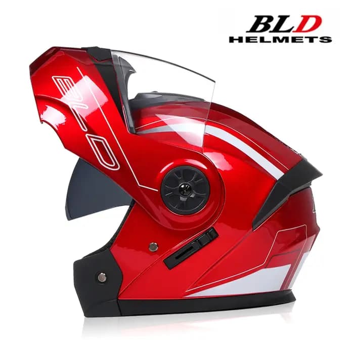 Casco rabattable modulaire Double pare-soleil Mtorcycle casque hommes femmes protection classique équitation DOT ECE approuvé course Capatece