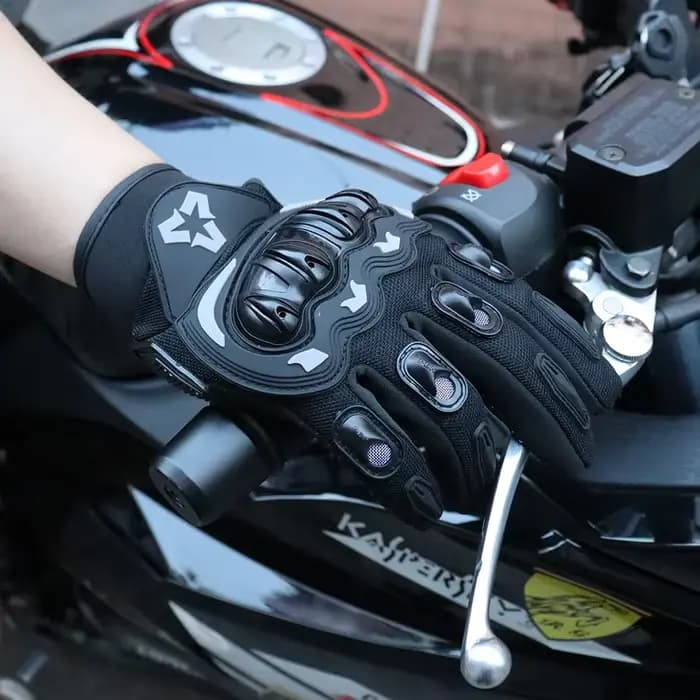 Gants d'équipement de course de Moto à doigt complet