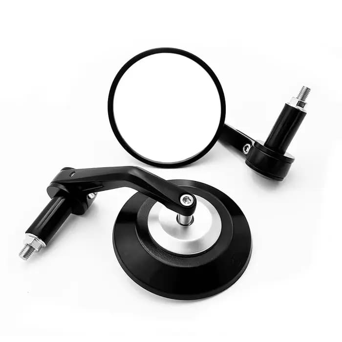 Accessoires de Moto 7/8 "rétroviseurs arrière d'extrémité de barre ronde pour café Racer