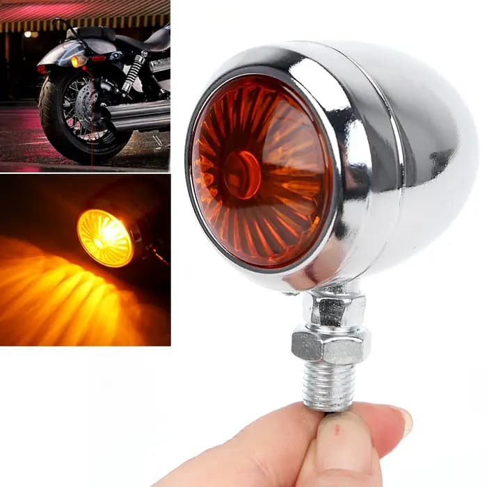 Clignotants LED universels pour moto, feux arrière, indicateur de scooter, accessoires de vélo de co