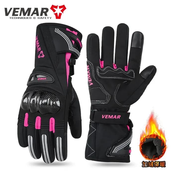 Gants de moto d'hiver pour femmes