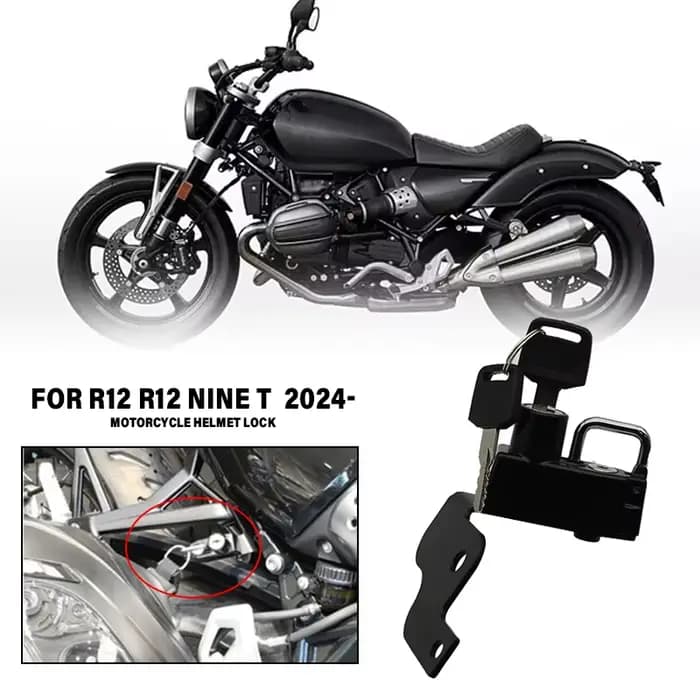Verrouillage du casque de moto pour BMW