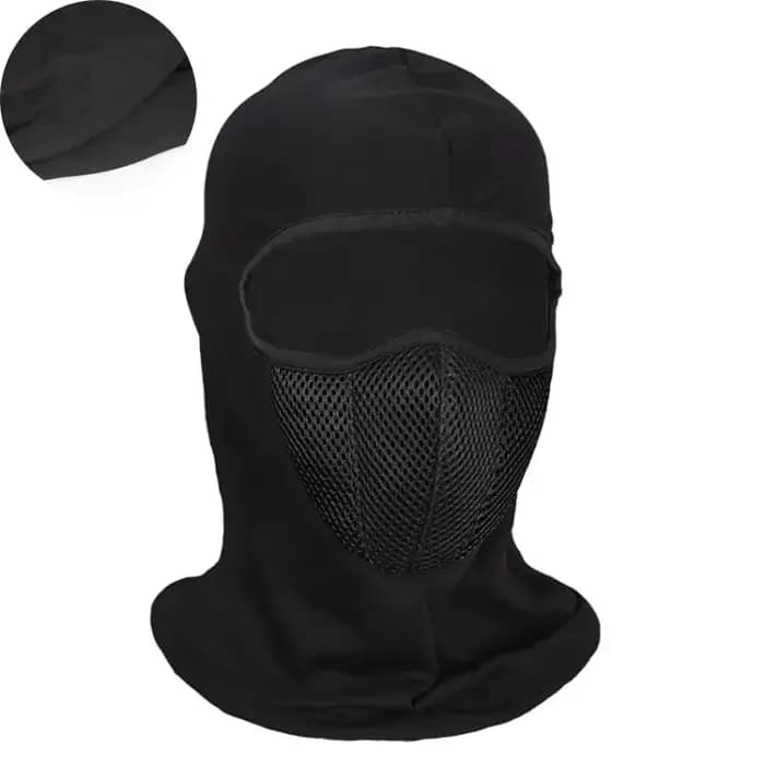 Masque de cyclisme intégral pour homme, cagoule de moto, équipement de sauna coupe-vent, respirant,