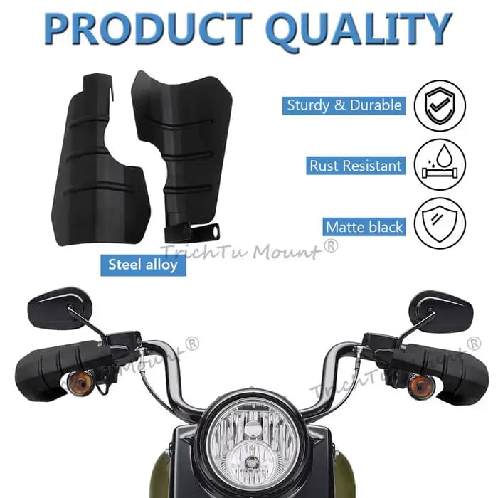 Accessoire de moto, protection des mains