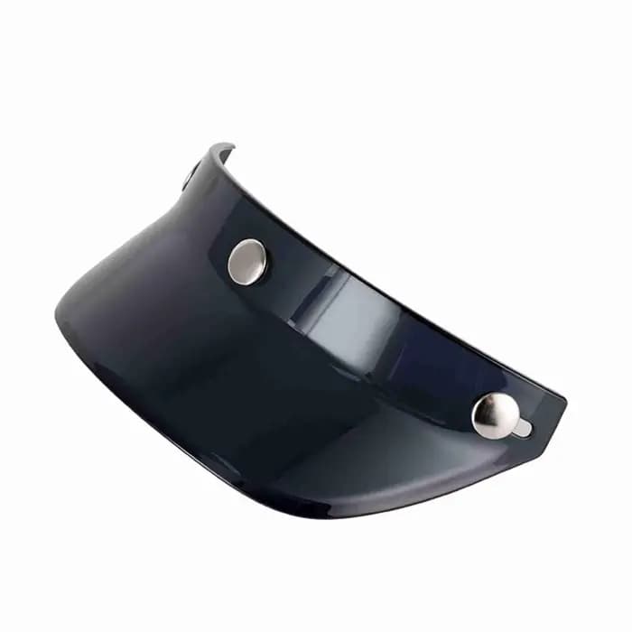 Visière de casque de moto réglable avec un design à trois boutons