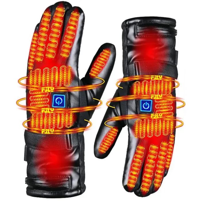 Gants Thermiques Imperméables et Rechargeables pour Moto