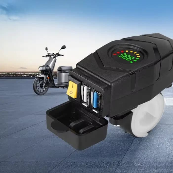 Chargeur USB pour guidon 20-90V