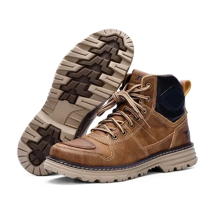 2025 TRtiger hommes rétro Moto bottes montagne randonnée Botas marron vêtements de travail en plein air loisirs botte ville route Moto équitation Bota