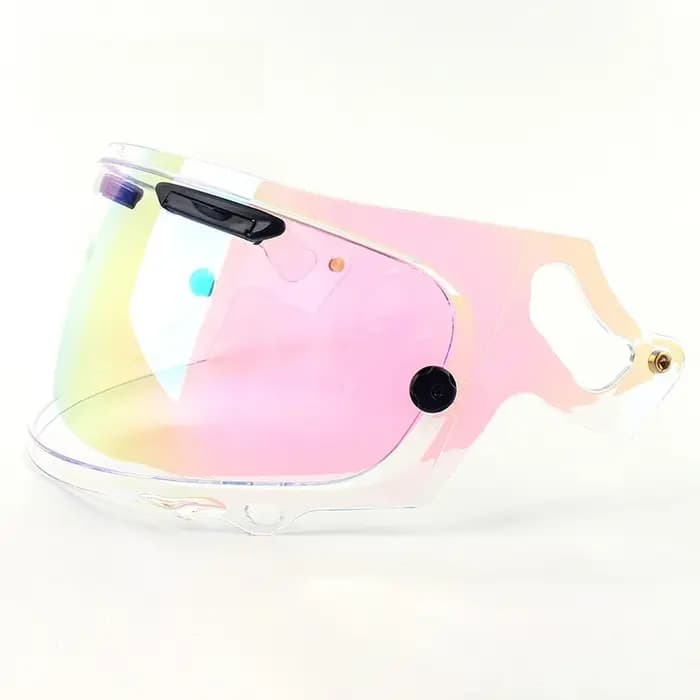 Pour lentilles de casque ARAI galvanisées transparentes