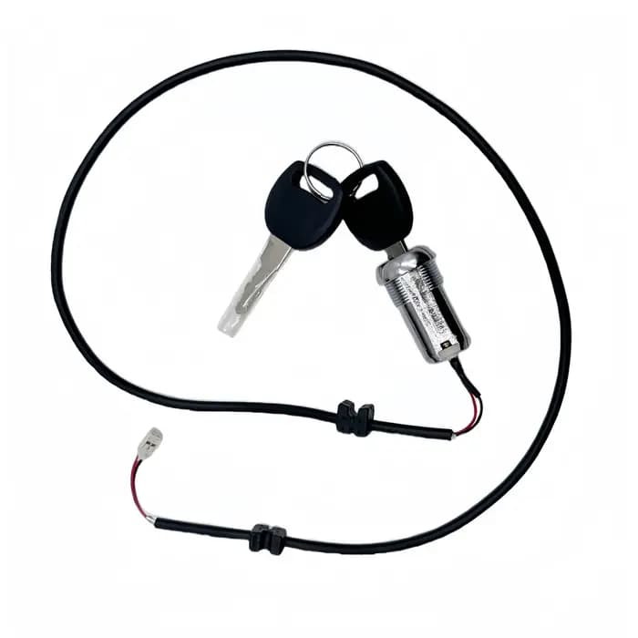 Cylindre de serrure électronique Original Kukirin G4 avec clé pour trottinette électrique Kugoo Kirin G4
