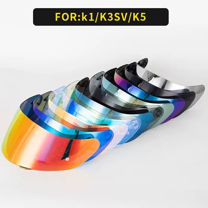 Visière de casque de moto AGV K1/K3SV/K5 - Lentille de décoloration avec bouclier de vision nocturne