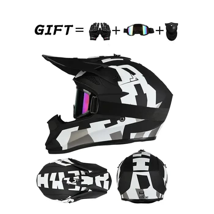 Casques de moto, casques tout-terrain, équipements de sécurité pour enfants et adultes, conduite sur route et équipements de sécurité pour la conduite AM/DH.