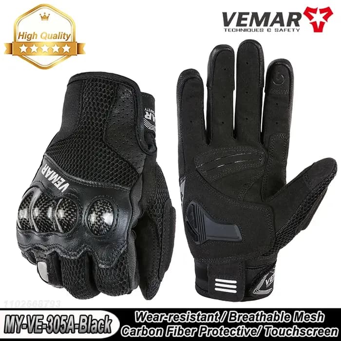 Gants Moto d’Été VEMAR pour Homme