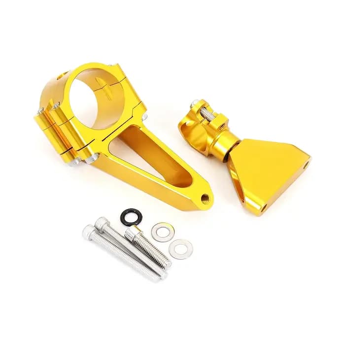 Stabilisateur d'amortisseur de direction réglable CNC pour moto