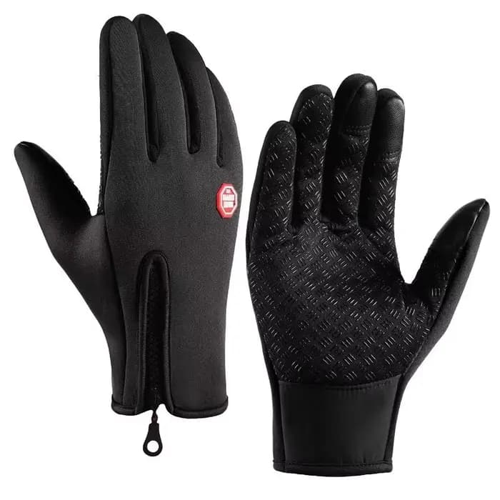 Gants d'hiver pour hommes imperméables coupe-vent froid